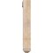 Ekena Millwork Merced Arts and Crafts Smooth Bracket w/ Offset Brace, Douglas Fir, 5 1/2"W x 26"D x 38"H BKT0604X26X38MRC03SDF - alternate 2